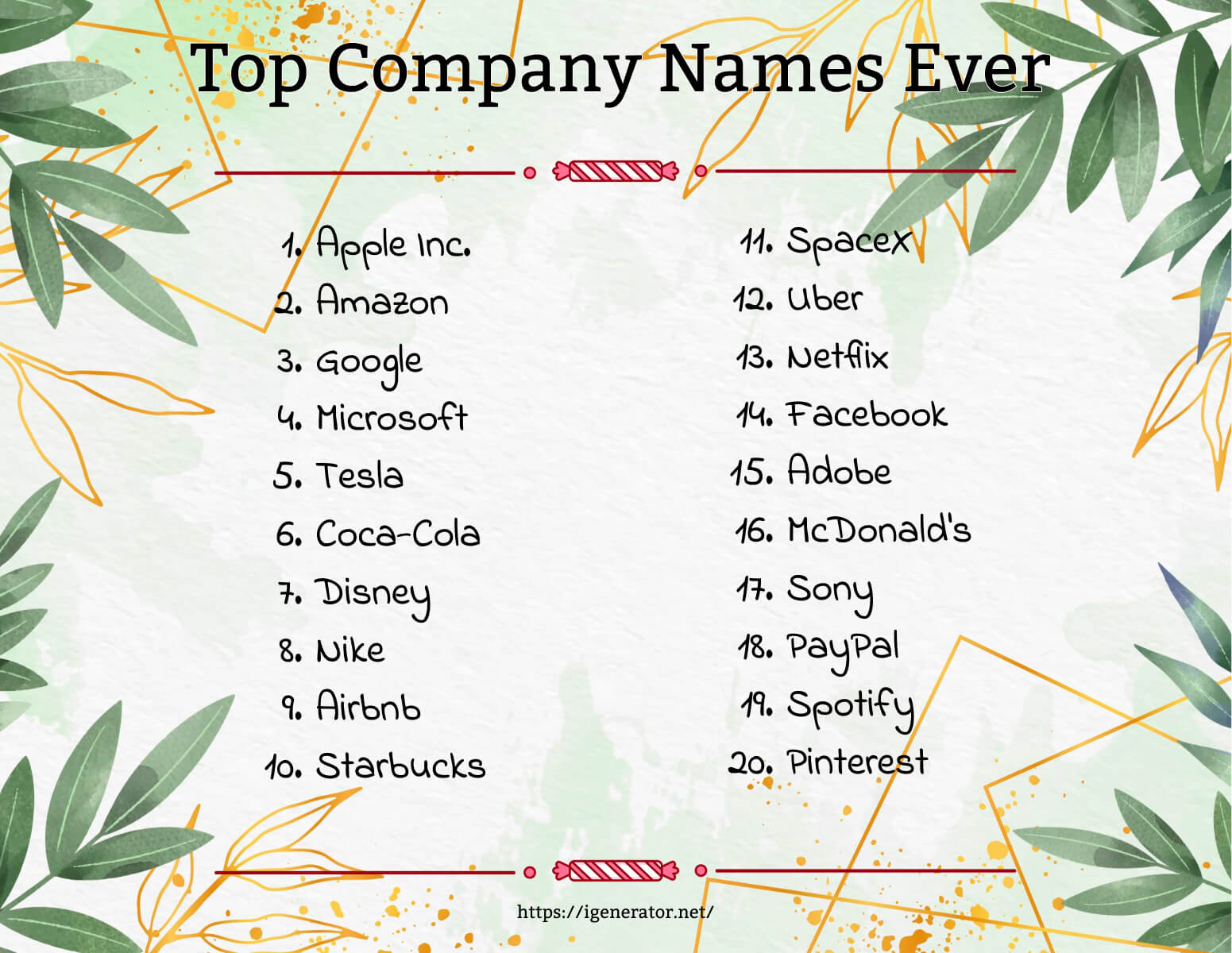 Company Name Generator | 1035 Unique Company Name Ideas